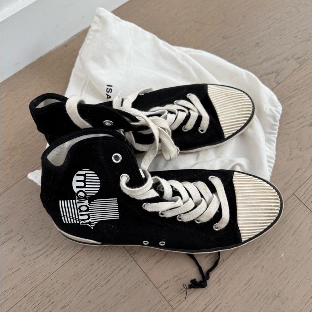 Isabel Marant Benkeen Lace-Up Sneakers - Picture 5 of 10